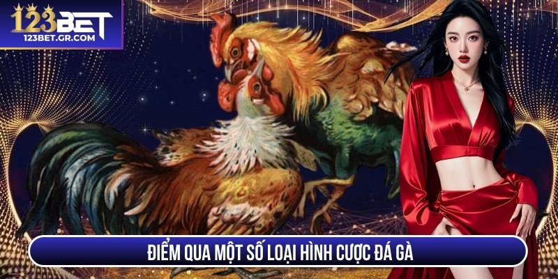 Điểm qua một số loại hình cược đá gà