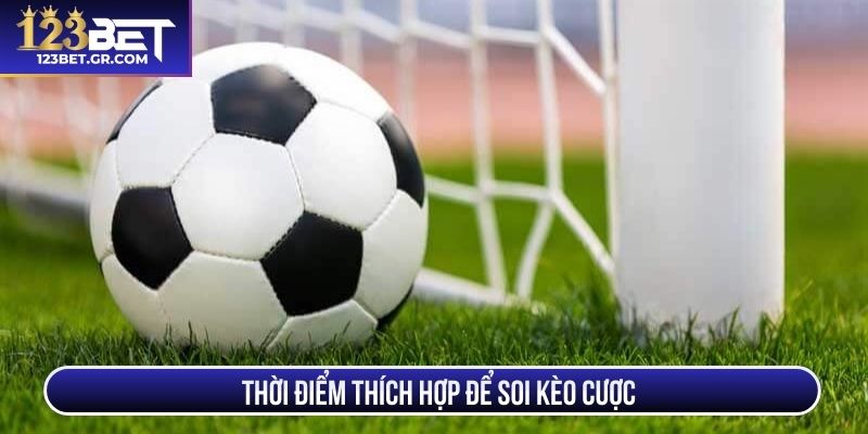 Thời điểm thích hợp để soi kèo cược
